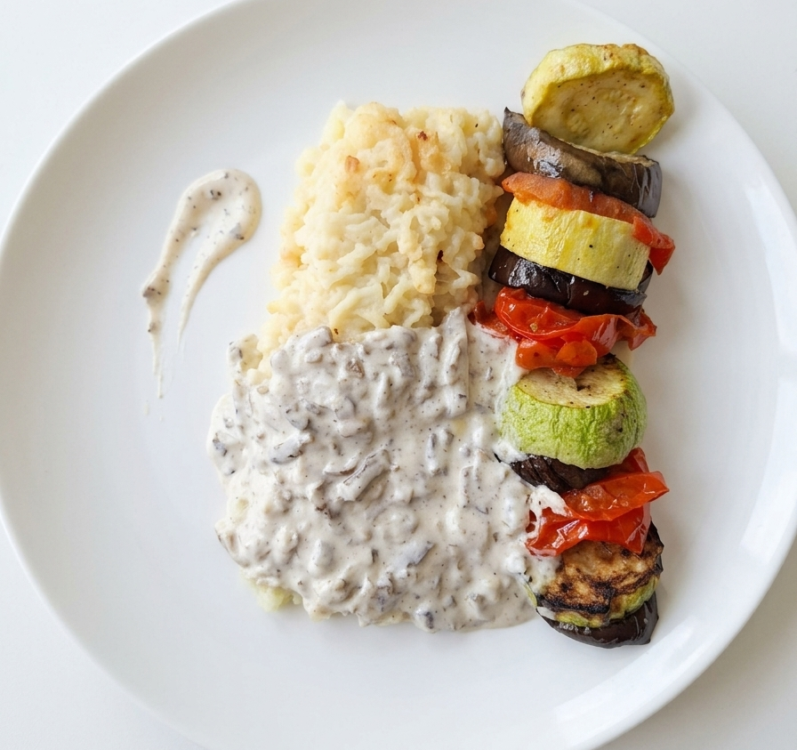 Fish Fillet in Mushroom Sauce with Vegetables, 350 g